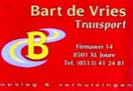 Bart de Vries Transport