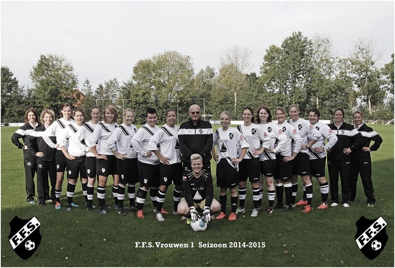 Dames teamfoto 2014-2015